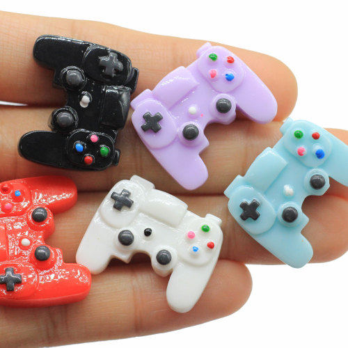 Kawaii Resin Simulation Controller di gioco Arte in miniatura Flatback Cabochon Decorazione artigianale fai-da-te Accessori per capelli Scrapbooking