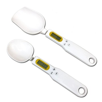 2-σε-1 Double Spoon Head Ψηφιακή κλίμακα για το ψήσιμο κουζίνας-500g/0.1g μέτρηση ακριβείας