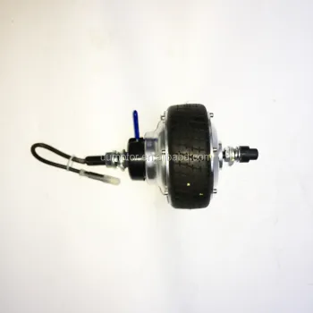 12V Electric High-Torque Dual Shaft Motor with Brake for Wheelchair: 6-inch Wheel Applications