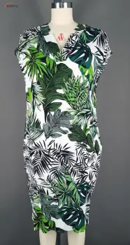 Sleeveless viscose farbic for dress