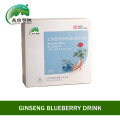 Полезный питательный напиток с черникой и женьшенем
