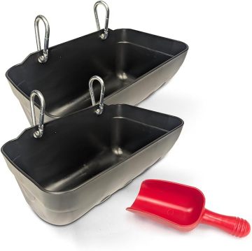Multi-animal Plastic Hanging Feeder et Waterer Trigh
