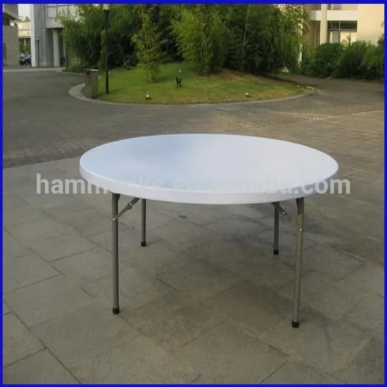 cheap but high quality banquet plastic folding table for event round big table