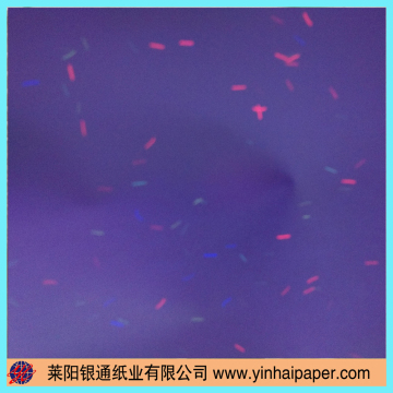 A4 size Security UV Fiber Paper for Finacial Use