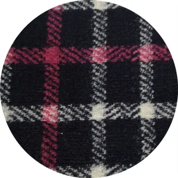 Acrylic Polyester blend plaid Jacquard fabric