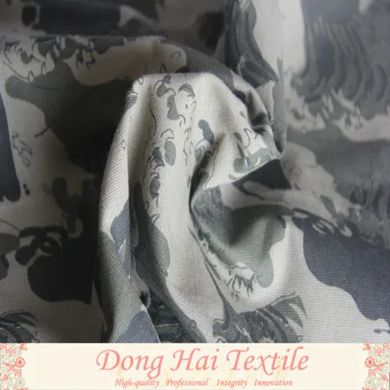 Twill cotton camouflage fabric wholesale