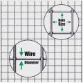 10mm*100mm welded wire mesh