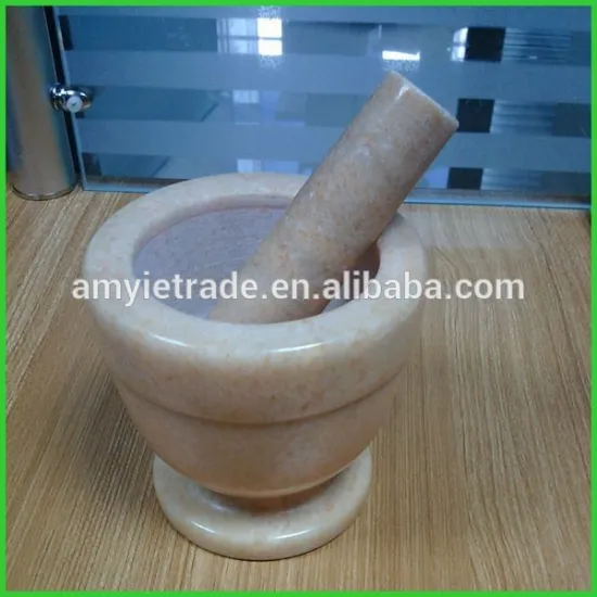 Different Color Marble Stone Mortar And Pestle