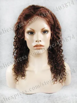 Nature Looking Indian Remy Human Hair Full Lace Wig Silk top lace wig