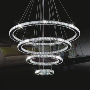 Hot Sell LED Round Crystal Chandelier Lamp for Living Room and Hotels