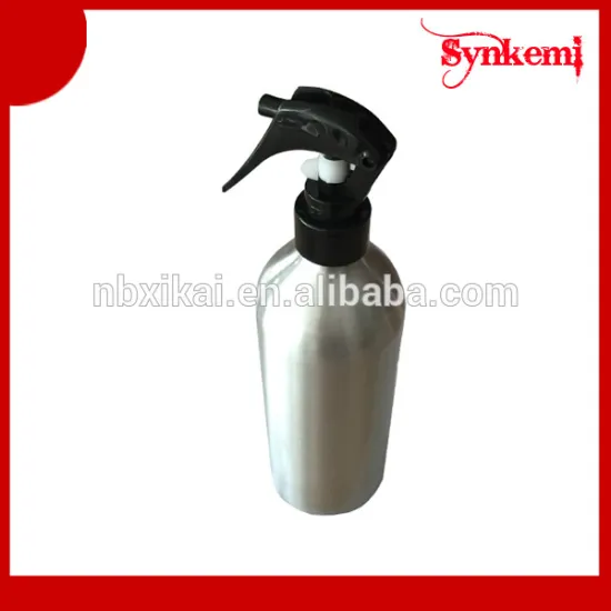 Trigger sprayer pump aluminum bottle