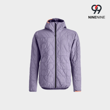Insulated Quilted Hooded Women's Coat