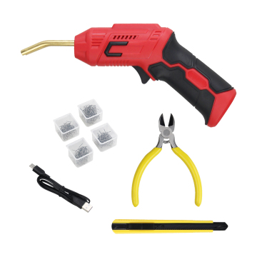 Cordless Plastic Welder Kit - Handheld Staple Gun for Crack Repair and Welding
