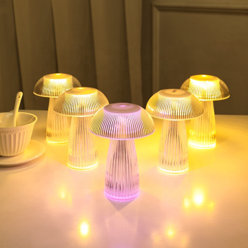 Mushroom Indoor Lighting: Cheap Modern LED Gold Luxury Table Lamps for Home Decor