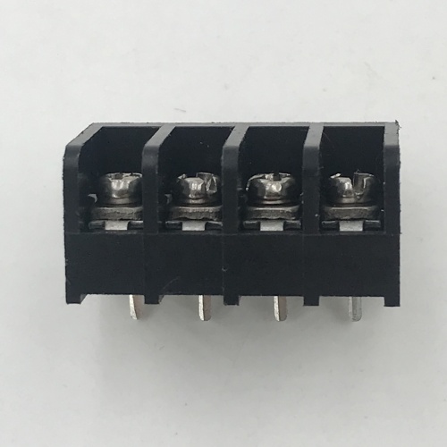 6.35mm pitch power PCB black barrier terminal block