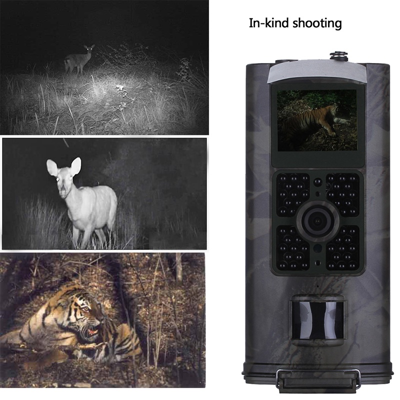 16MP 1080P IP65 Hunting Camera 20M Range 0.5s Trigger Time Night Version Photo Trap Wildlife Hunting Camera Surveillance Cams