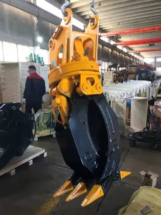 360 Degree Rotary Hydraulic Grapples for Excavator - Stone Log Grapple