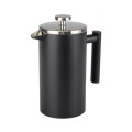 Food Grade Stainless Steel Double Wall BlackFrench Press
