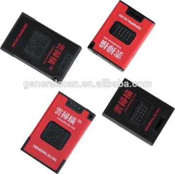 Generalscan 2D bluetooth qr code scanner with memory and free sdk Wireless android barcode scanner