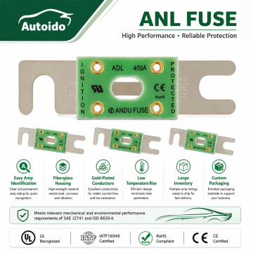 Fusibles ANL en fibre de verre plaqués nickel de haute qualité 40A-800A 600A 700A 800A CNN voiture batterie automobile bateau yacht chariot élévateur Veh