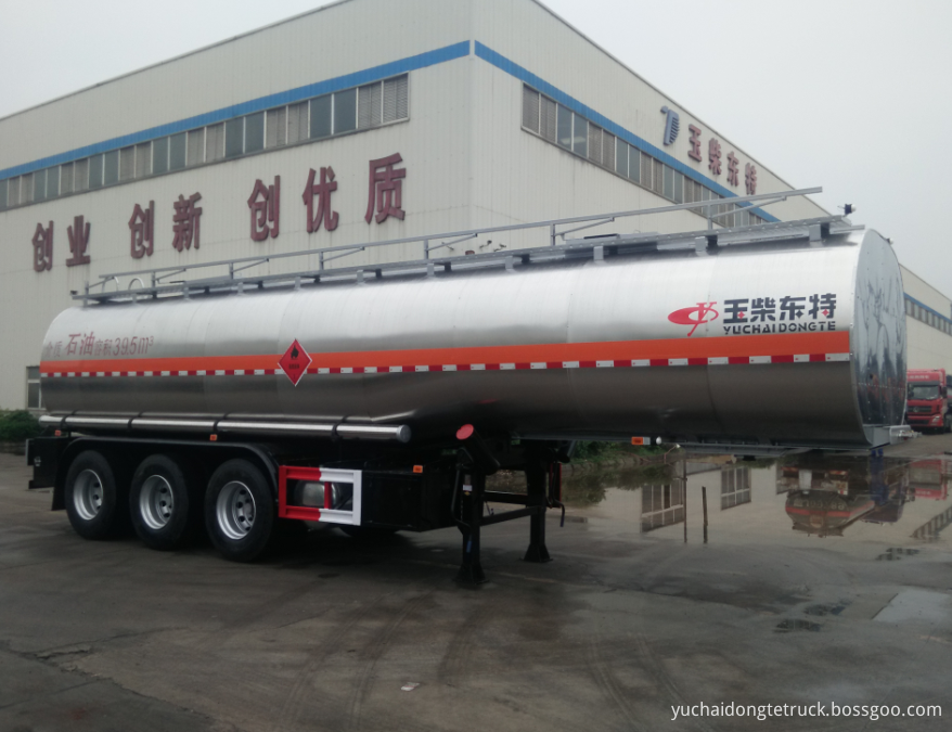 40000 liters crude oil tank semi-trailer