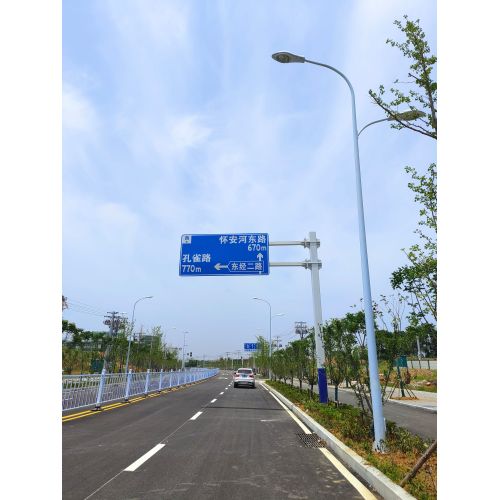 High quality solar pole Customized Galvanized steel pole