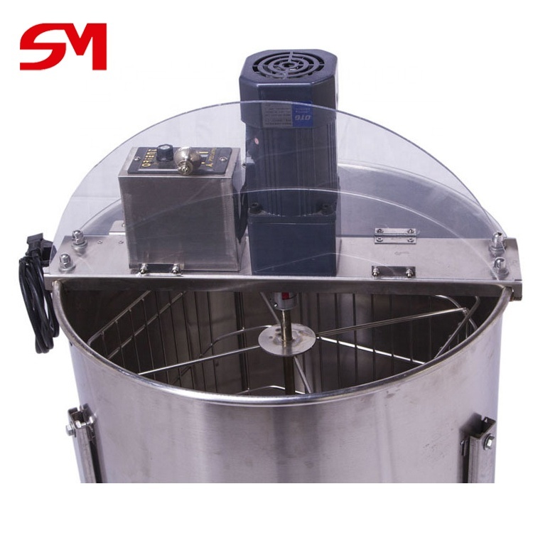 Stainless Steel 20 Frame Honey Extractor with 4 Frame Making Machine - Manual
