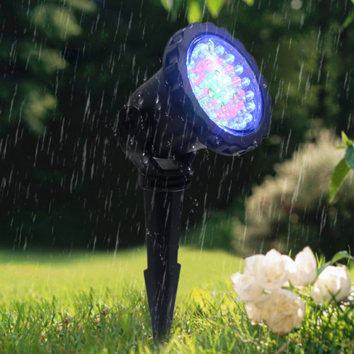 Foto sensor RGB Pond Garden Spotlight LED -lamp
