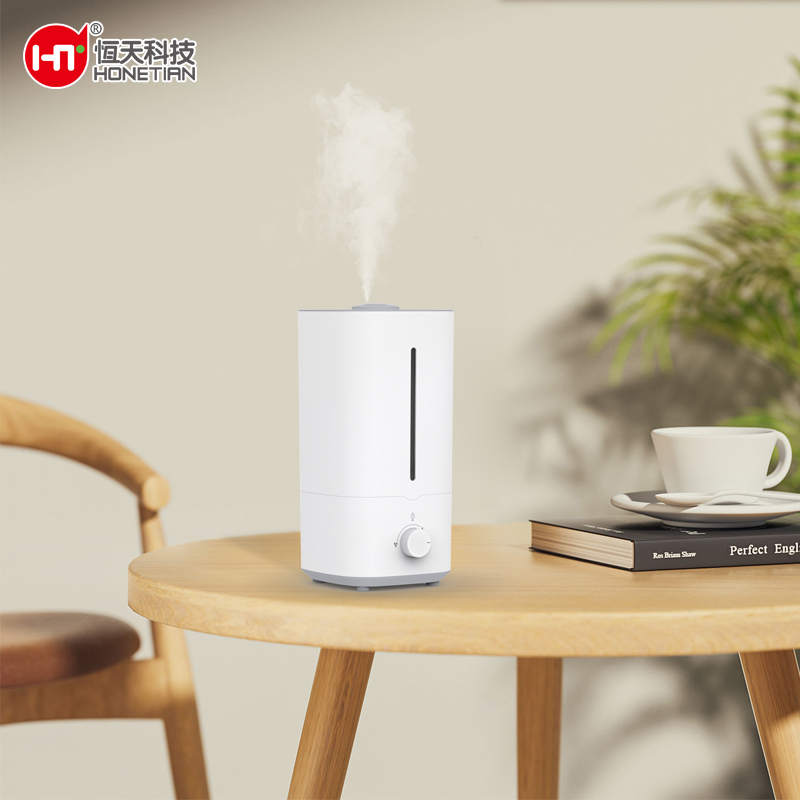HONETIAN knob control 360 degrees adjustable nozzle visible water level custom colors indoor plastics top fill humidifier