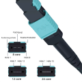 5M OM3 OM4 MPO fiber patch optical cable