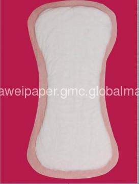 380mm high absorbent fluff pulp maternity towel