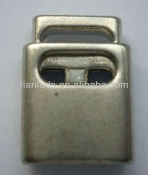 two holes metal cord stopper