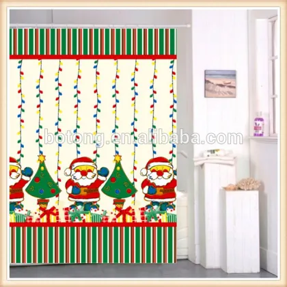 santa shower curtain christmas shower curtains snowflake shower curtains