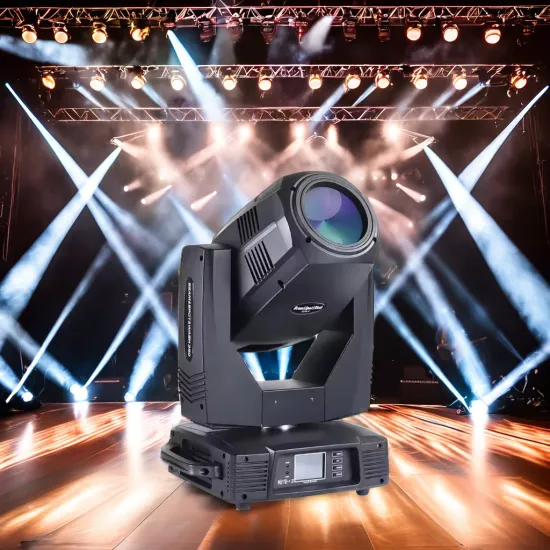 Mitushow 2024 300W LED BSW 3IN1 Pattern Beam Spot Wash Light with DMX Control for Parties, Nightclubs, and Stages