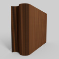 Natural wood slat panel Modern design curved acoustic panel Manufactory