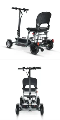 China-Produced High-Power Folding Mobility Scooters for the Disabled and Elderly