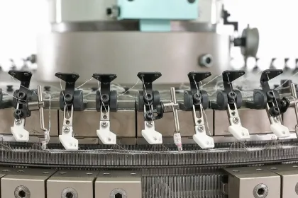 Computerized Double Jersey Circular Rib Knitting Machine for Swiss Rib Production