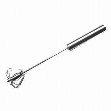 Swivel Whisk, Made of Stainless Steel, Ideal for Creaming Butter, Whipping Egg and Cream