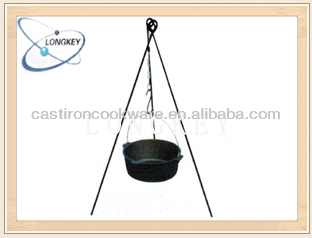 Customized Design Cast Iron Black Camping Set