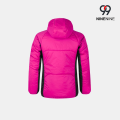 Chaqueta con capucha de invierno para niños, cálida y elegante