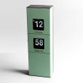 Baterai Rectangle Dioperasikan Hanging Wall Flip Clock