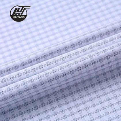 Check Bamboo fabric Strip Fabric Polyester Fabric