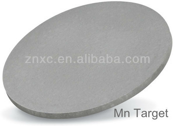 Manganese Sputtering Targets 99.95% Mn target 3N5