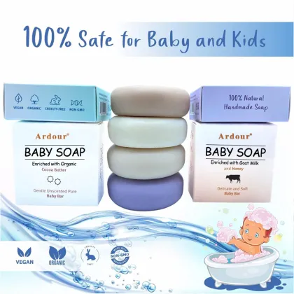 Natural Anti Sepsis Private Label Baby Skin Care Hand Washing Bar Soap - Organic Whitening Baby Soap