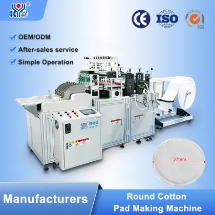 KYD Round Makeup Cotton Disposable Makeup Remover Cotton Making Machine