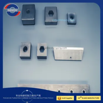 tungsten carbide rectangular pellitizing knife blade