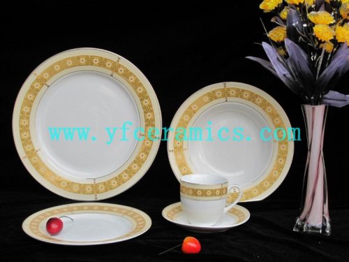 YF78007 divided dinner plates ceramic