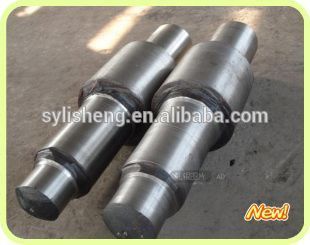 High quality rolling mill forging steel back up rolls with shaft manufacturers for grinding mill