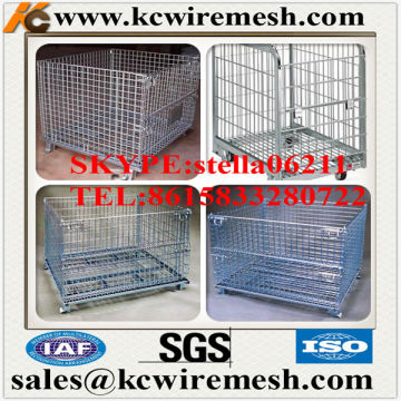 Here!!! Factory!!!!!!! KangChen Logistic Foldable Metal Wire cage