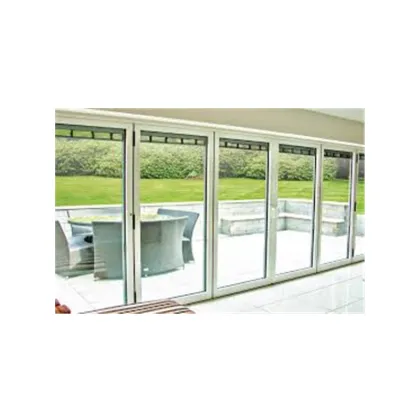 Thermal Break Aluminum Folding Doors: ExteriorAccordion as Stacking Bi-fold Doors